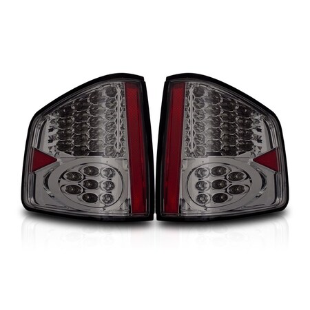Winjet Led Tail Lights - Chrome / Smoke CTWJ-0008-CS